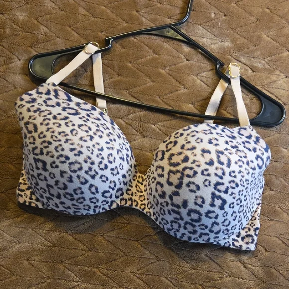 Leopard Print Women's Bra - Picture 1 of 4